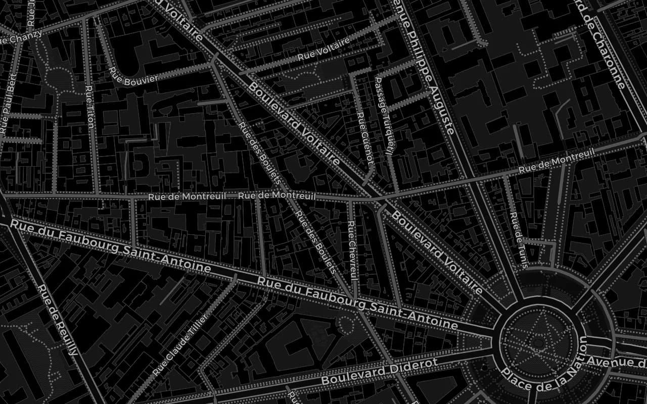 Plan d'accès : Gents Coiffure, 68 Rue de Montreuil, 75011 Paris, Nation
